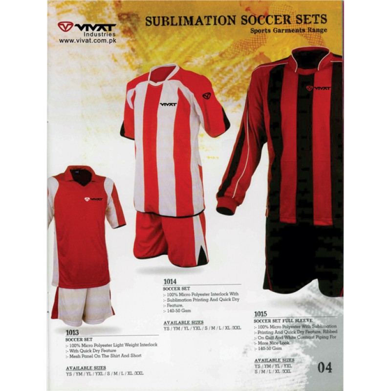 Soccer Sublimation Sets 1