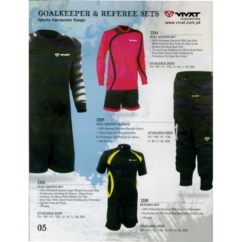 Goal Keeper & Referee Set 1
